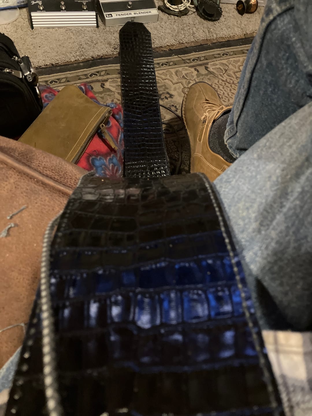 Customer photo review of Crocodile Embossed Cow, 2-3 oz
