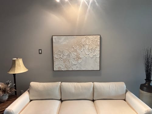 Customer review photo for Plaster Art Texture Painting #SG165