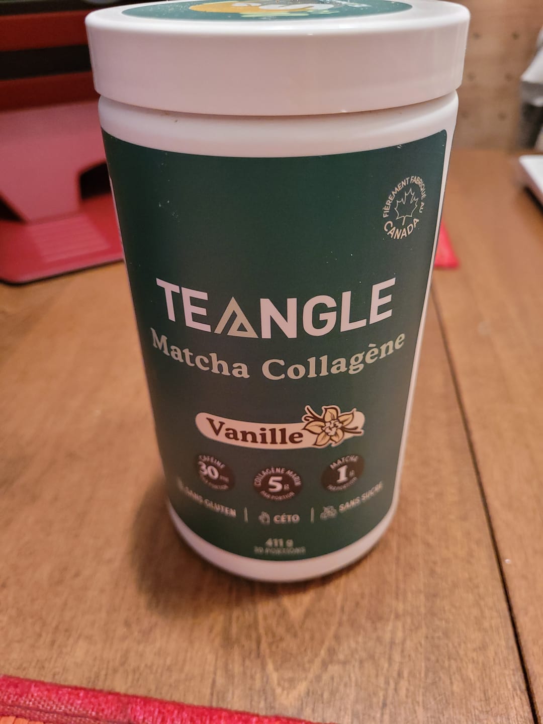 Customer photo review of Teangle - Matcha Collagène - 333g-411g