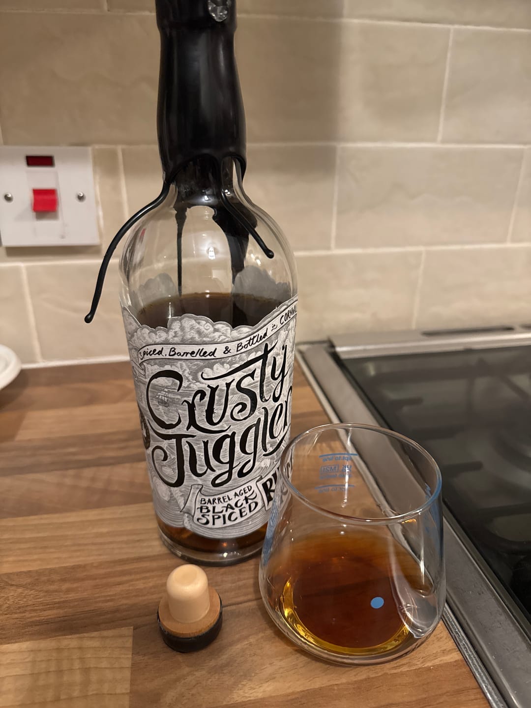 Customer photo review of Crusty Juggler Barrel Aged Black Spiced Rum