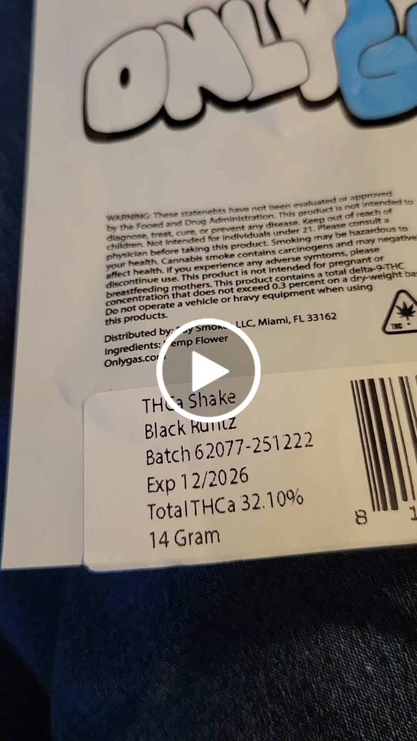 Customer video review of Exotic THCa Shake