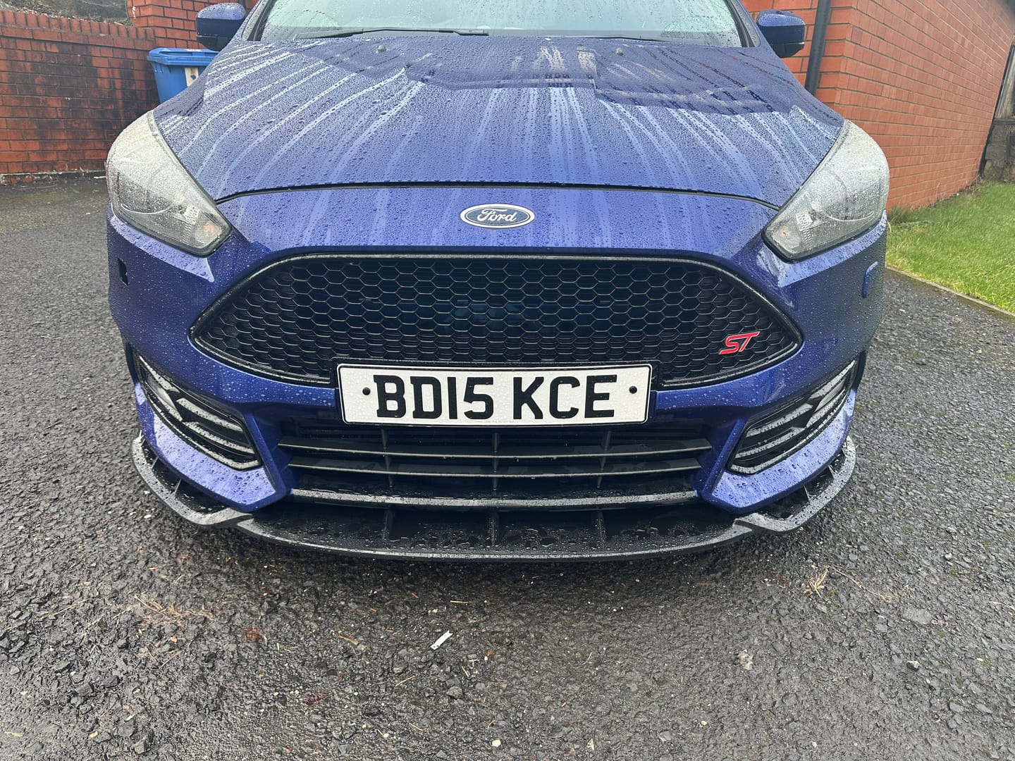 Customer photo review of Metal Pressed Number Plate (standard)- 520mm x 111mm