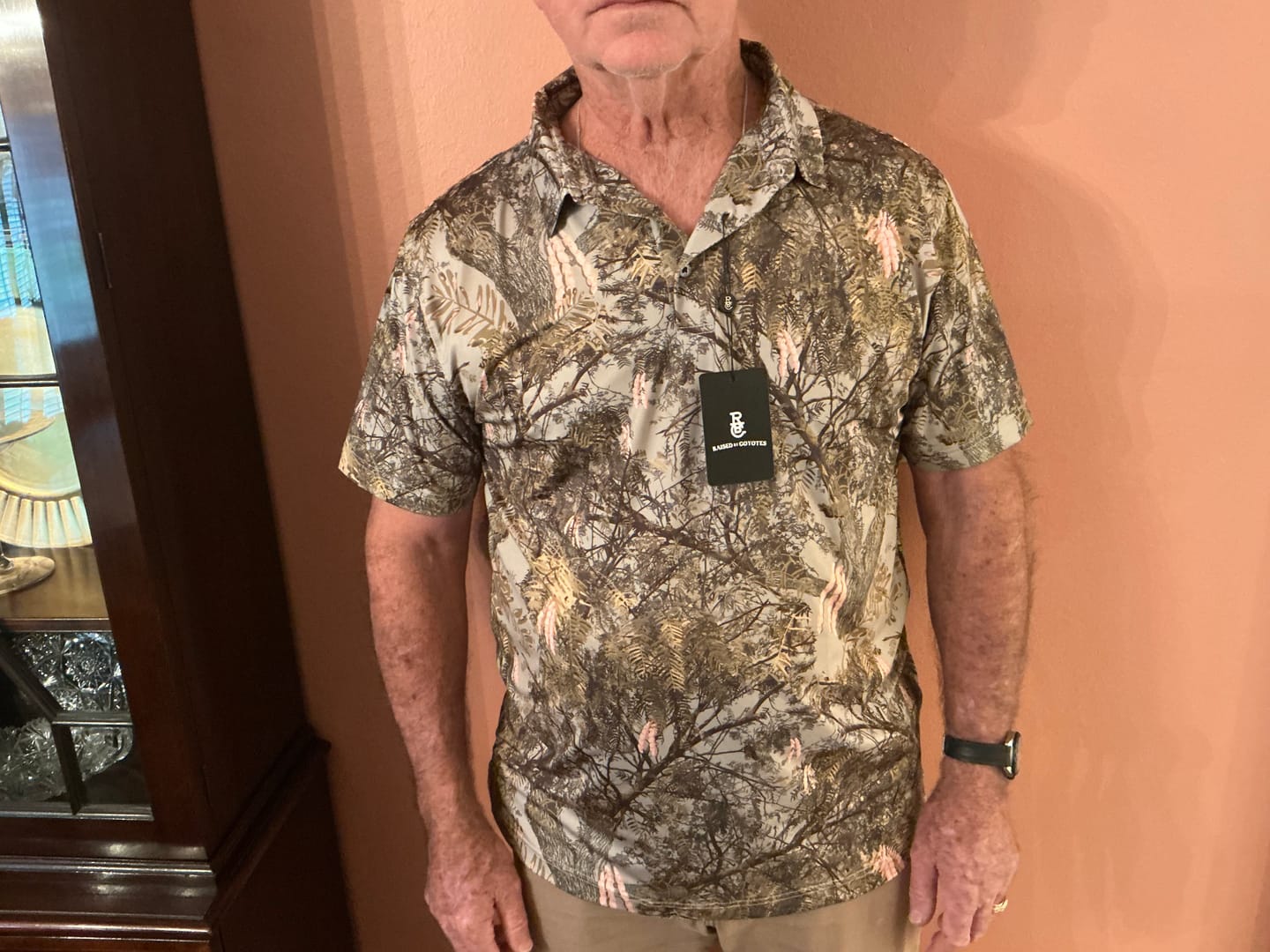 Customer photo review of Mesquite Camo Polo