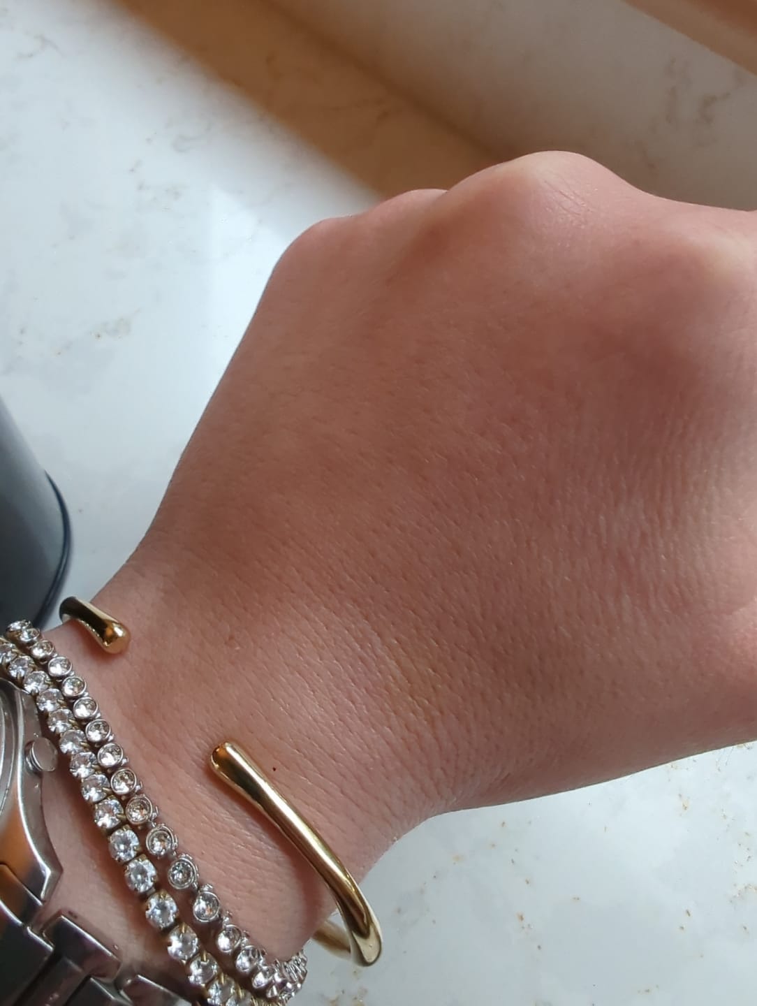 Customer photo review of Bamboo Bangle
