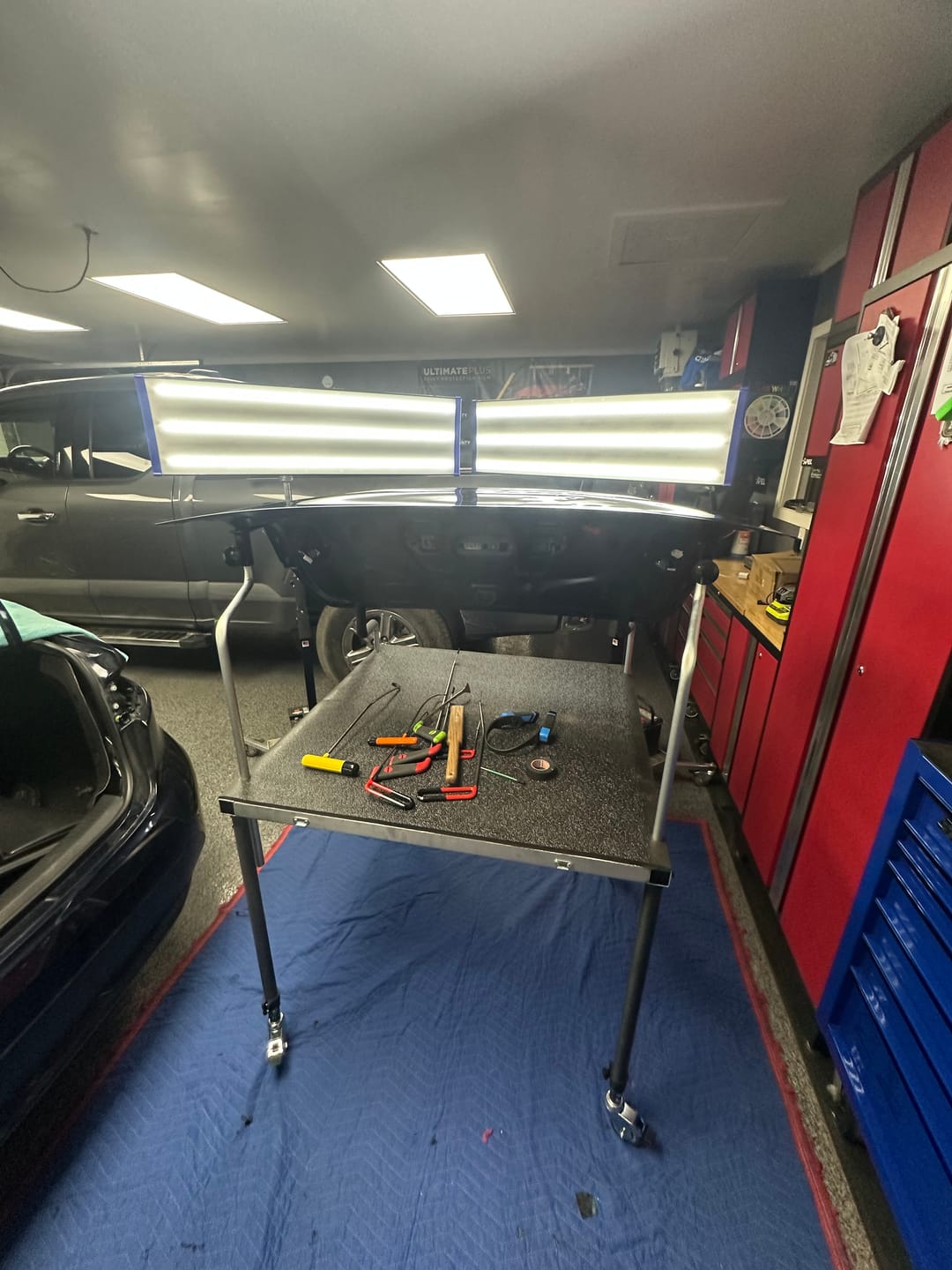 Customer photo review of PRO-LITE TABLE TOP HOOD STAND
