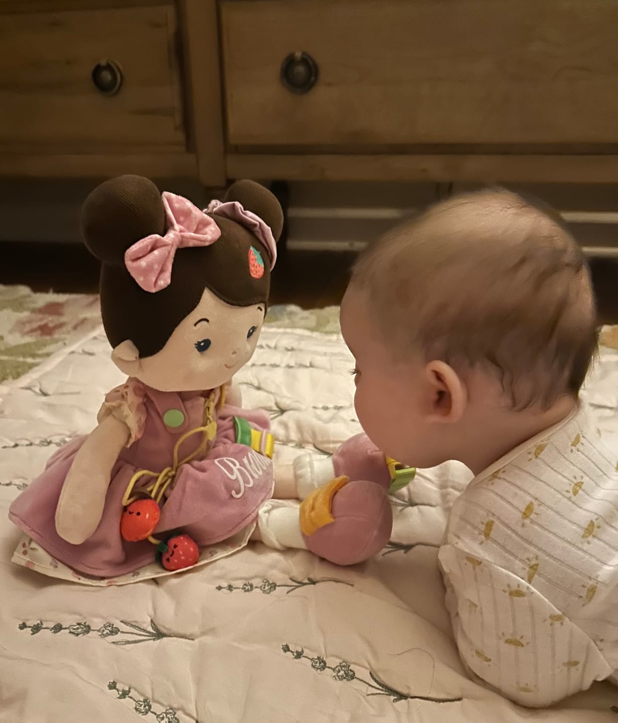Customer photo review of Personalized Jucy Girl Joosee - Montessori Doll