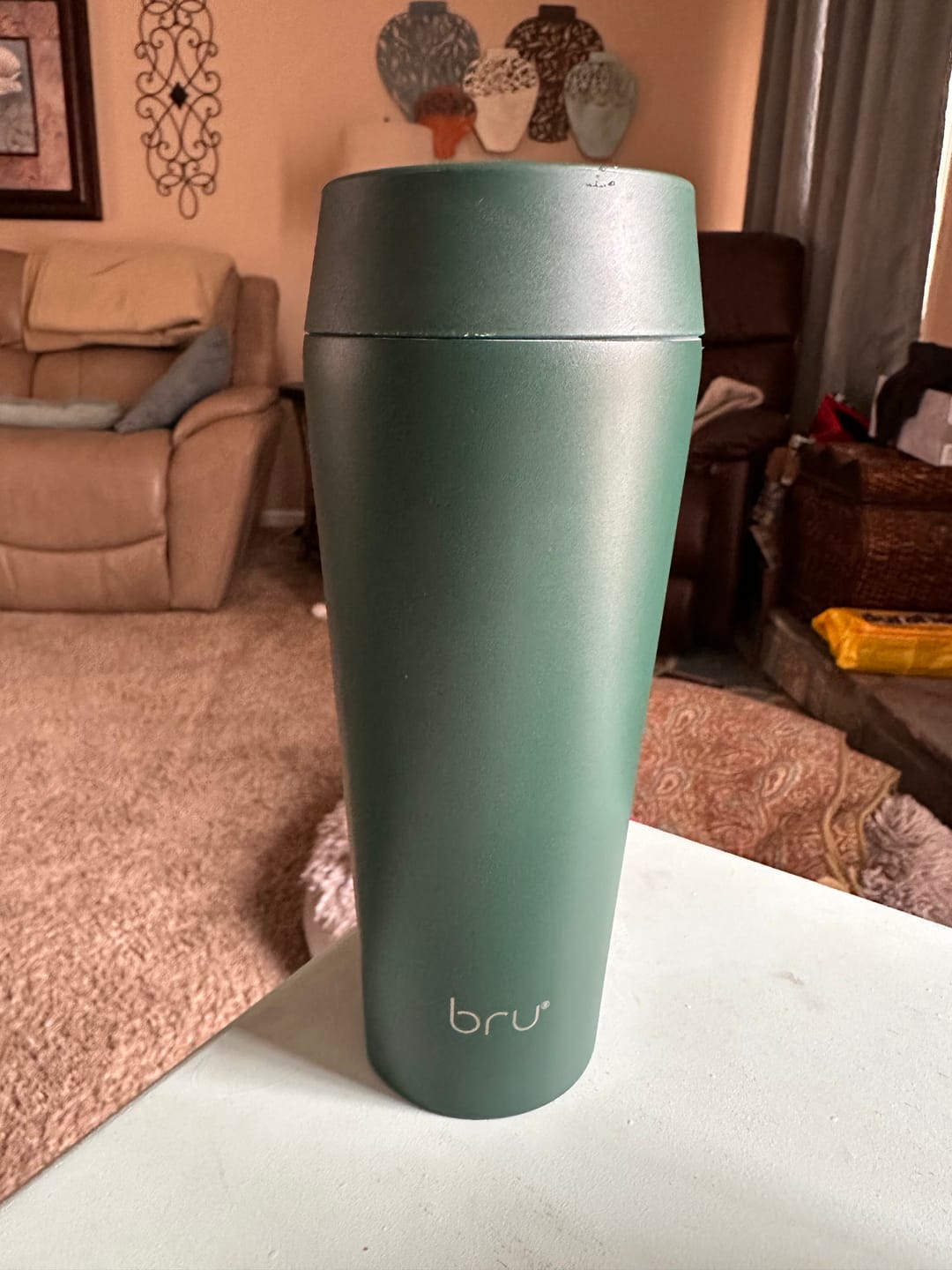 Customer photo review of bru Ceramic Travel Mug