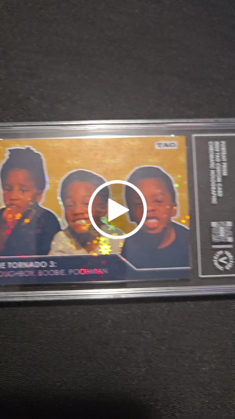 Customer video review of TAG Custom Card | Portrait Prism / Mystery Holographic
