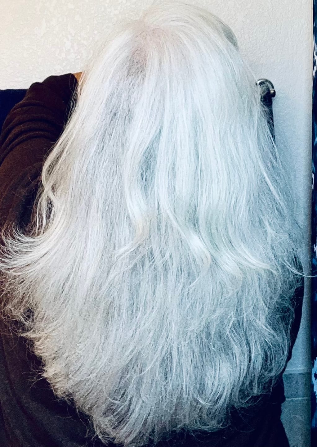 Customer photo review of Purple Rain Shampoo & Conditioner Bar