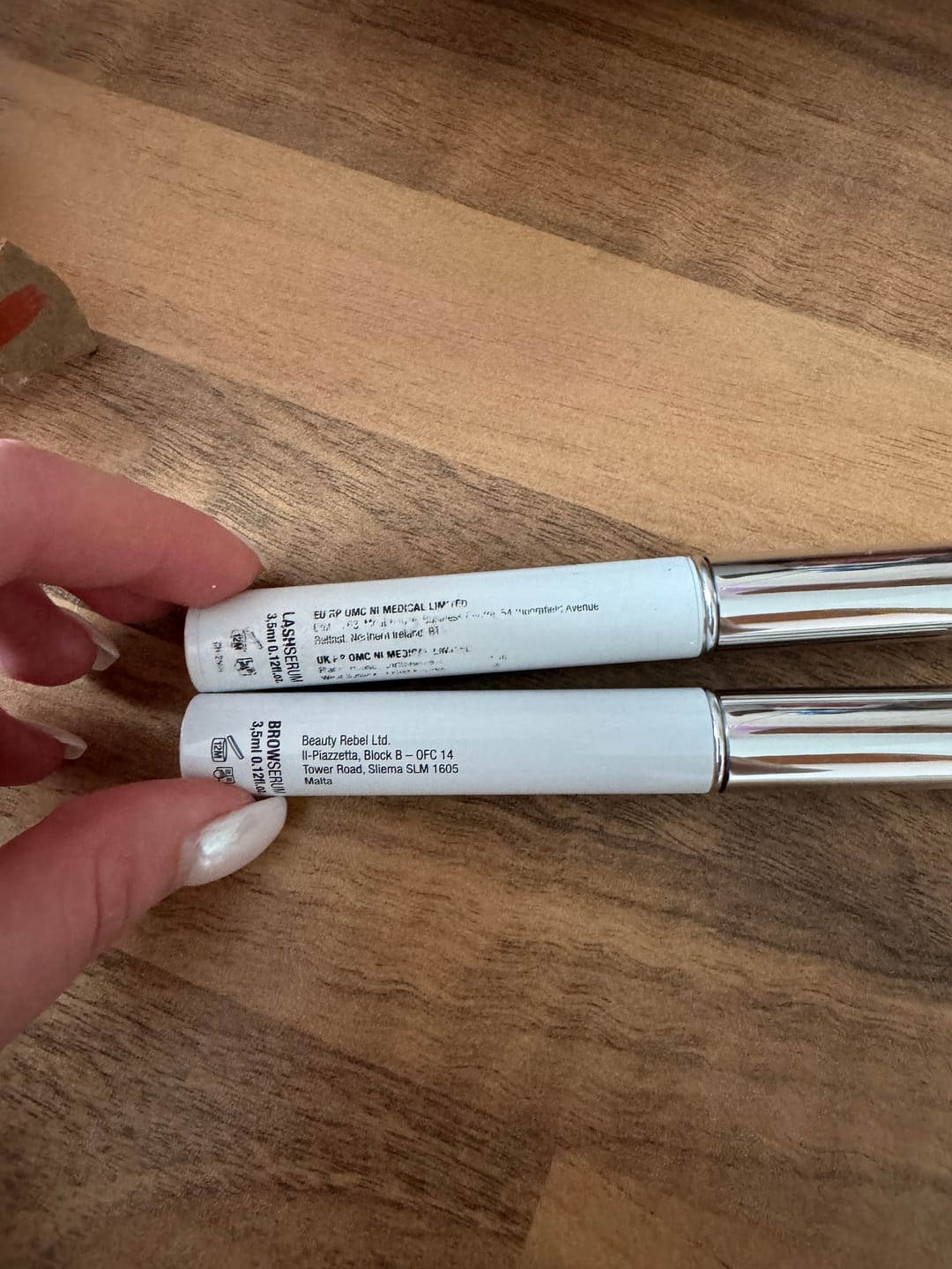 Customer photo review of LASHCOCA!NE & BROWCOCA!NE