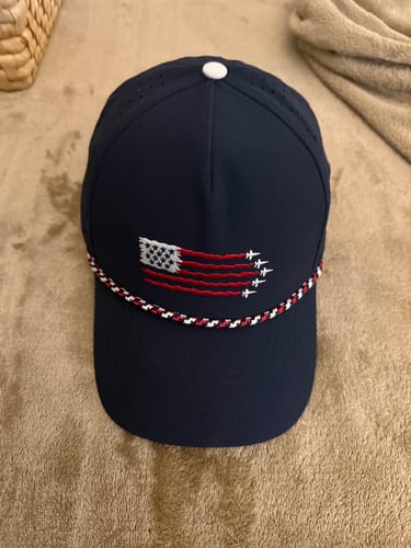 Customer photo review of USA Hat Navy