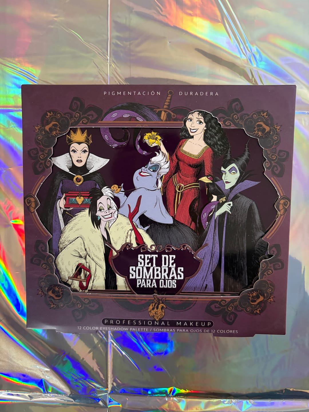 Customer photo review of Set de Sombras Metalizadas Villanas (12 Tonos)