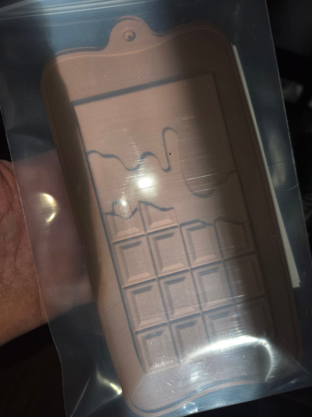 Customer photo review of Irresistible Chocolate Bar Mold