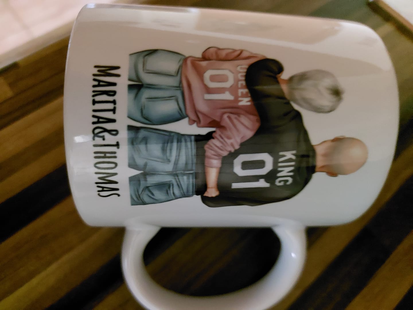 Customer photo review of Jeden Tag - Paar-Tasse