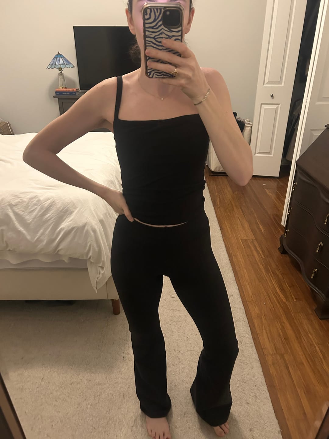 Customer photo review of The Leisure Pant / Black