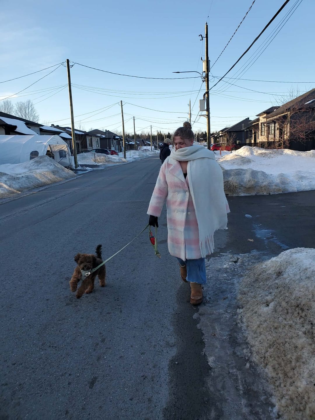 Customer photo review of Nordic Women's Oversized Trench Coat