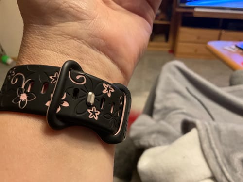 Customer photo review of Apple Watch Silikonband 'Dianne'