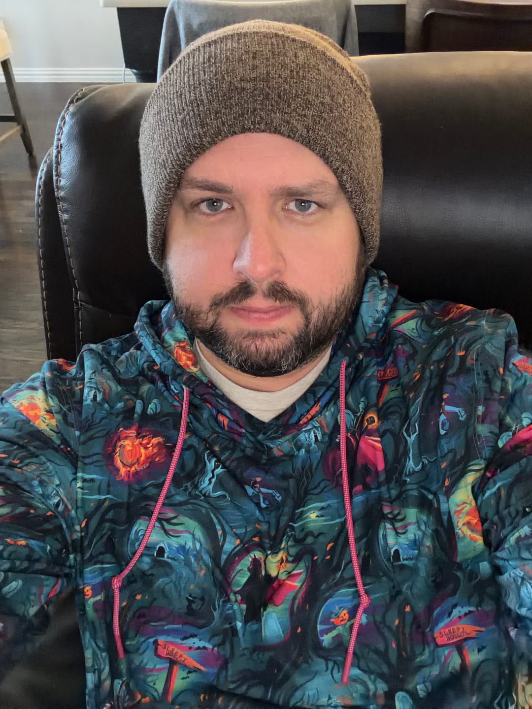 Customer photo review of Disney "Headless Havoc" – Performance Hoodie
