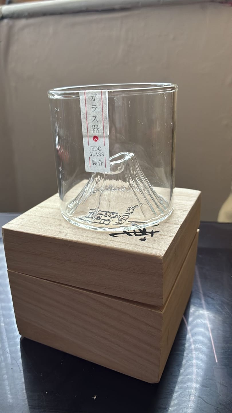Customer photo review of Kazan - Handmade Japanese Whiskey Glass