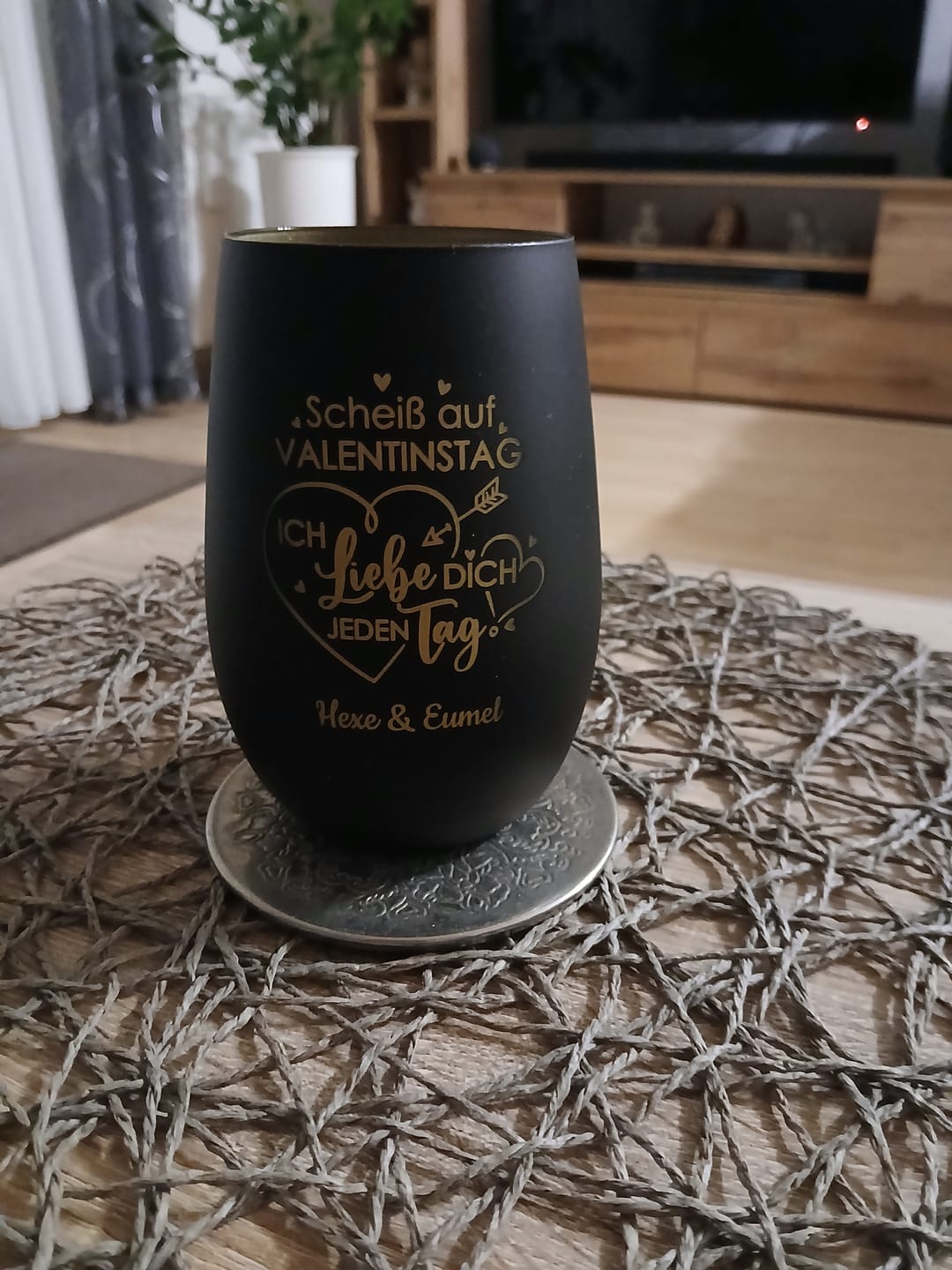 Customer photo review of Jeden Tag - Personalisiertes Windlicht