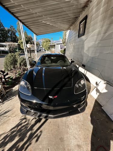 Customer photo review of Corvette C6 Base Extended Front Splitter Lip | ZR1 Conversion Package
