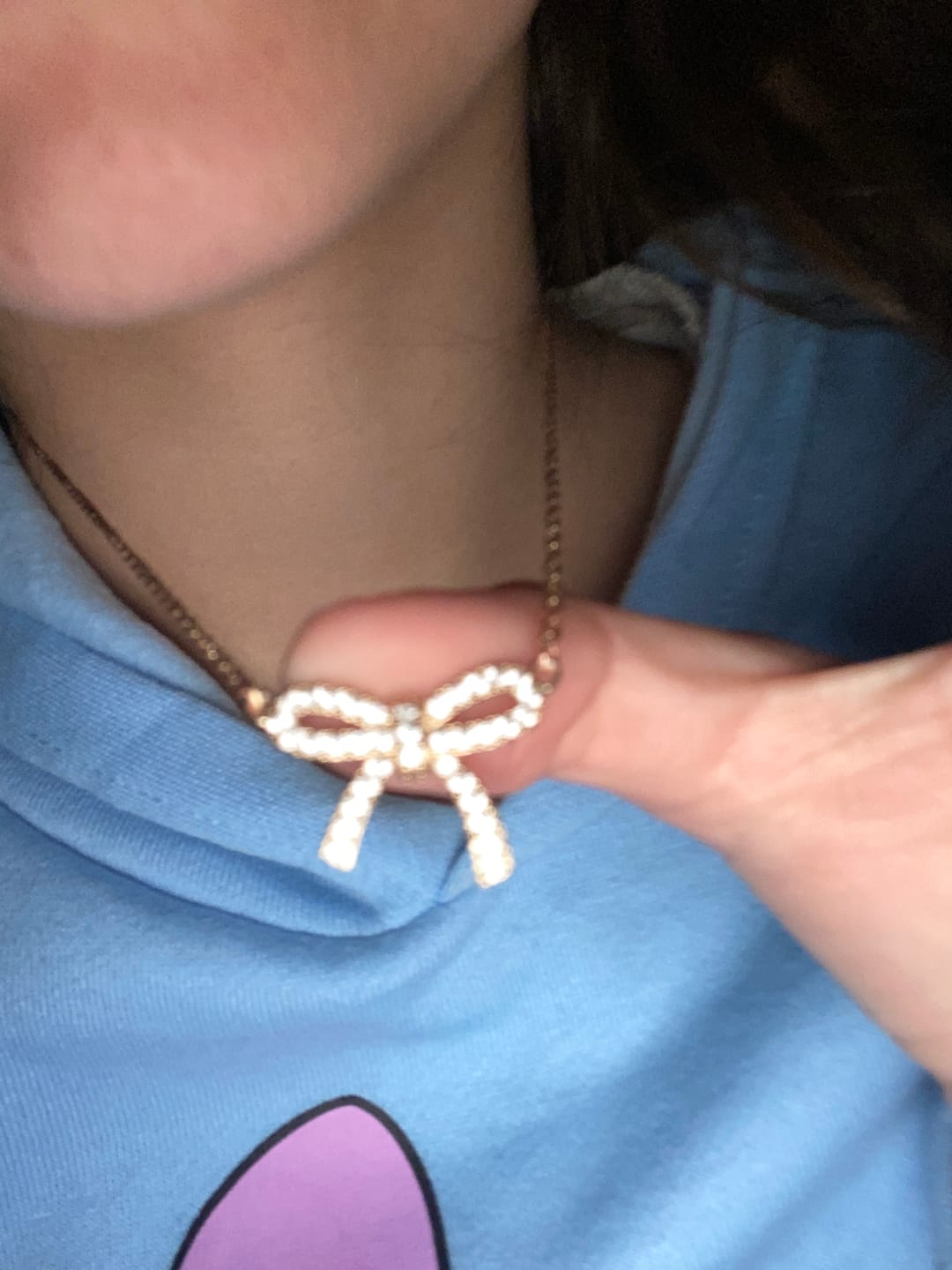 Customer photo review of Sweetie Necklace