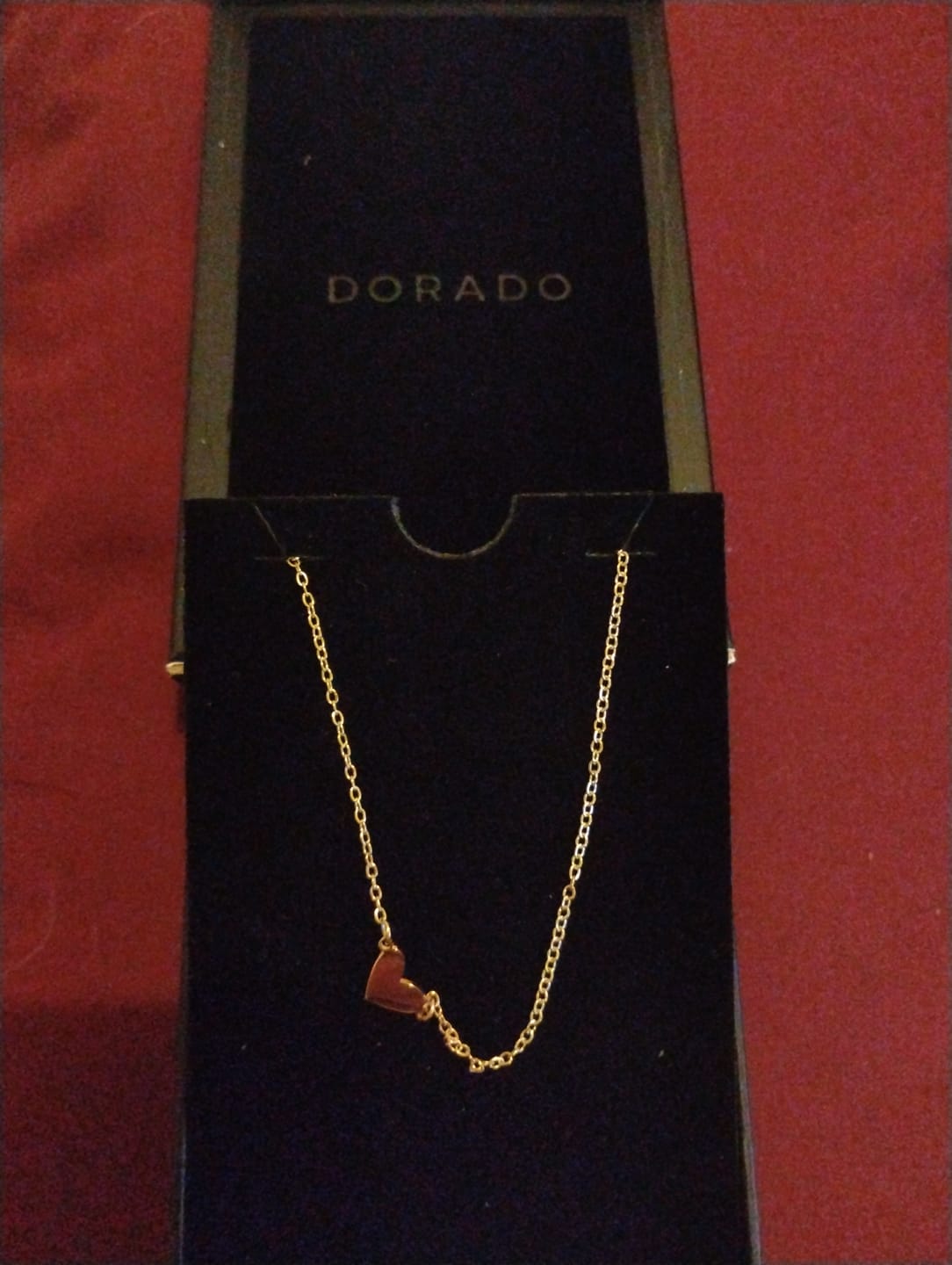 Customer photo review of The Heart Pendant Necklace
