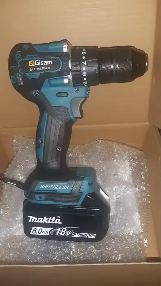 Customer photo review of Cordless Impact Drill 18V Brushless – 65Nm & 1/2" Chuck