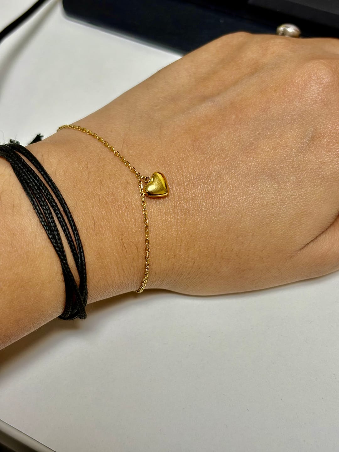Customer photo review of Cute Heart Bracelet