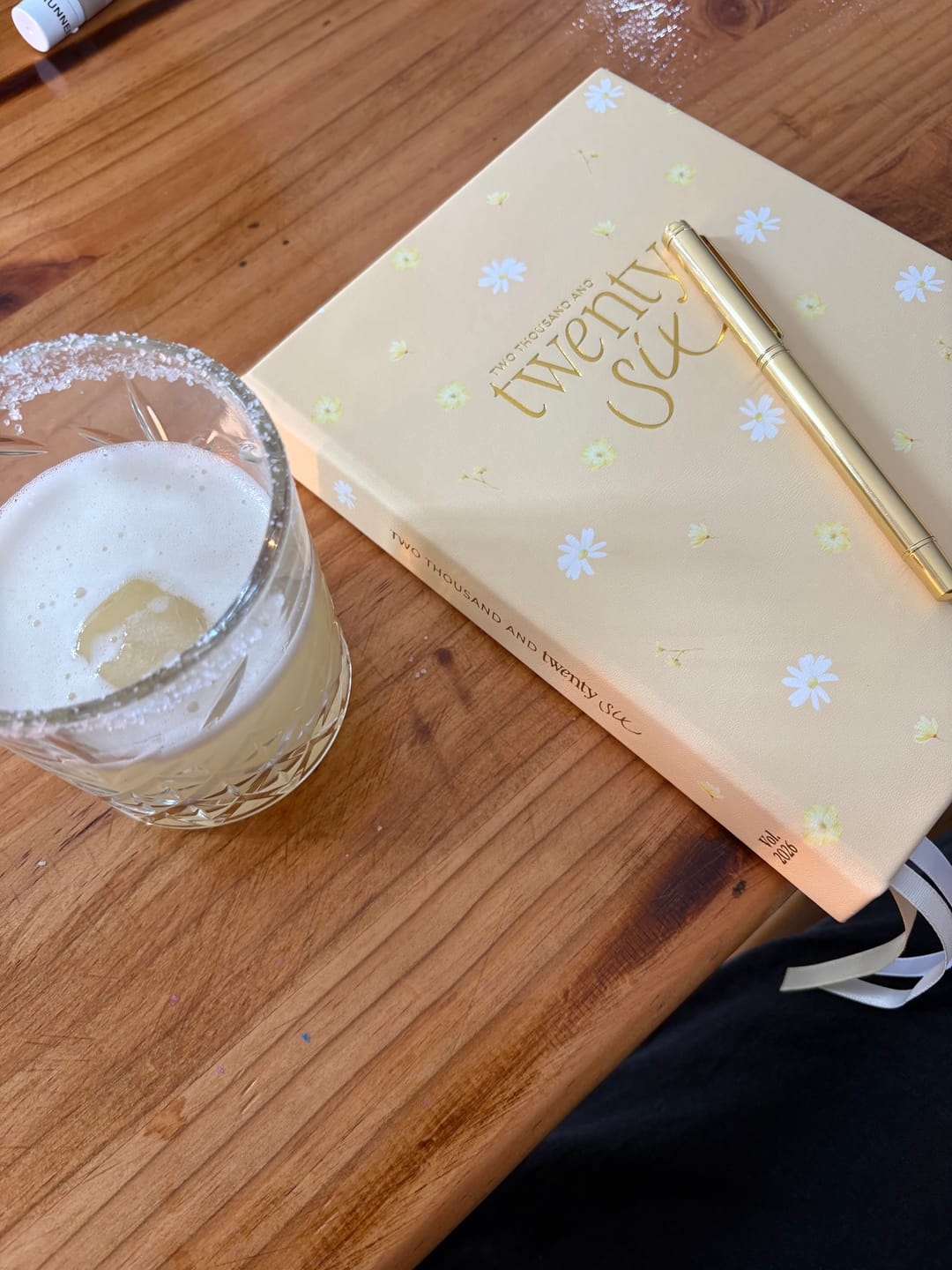 Customer photo review of 2026 Essential Planner - Butter Yellow