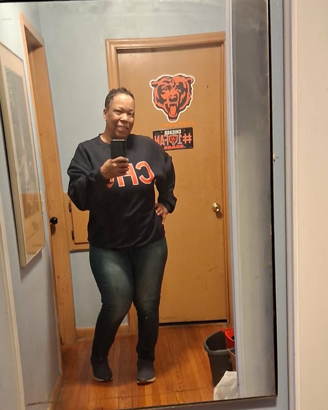 Customer photo review of CHI Football Crewneck