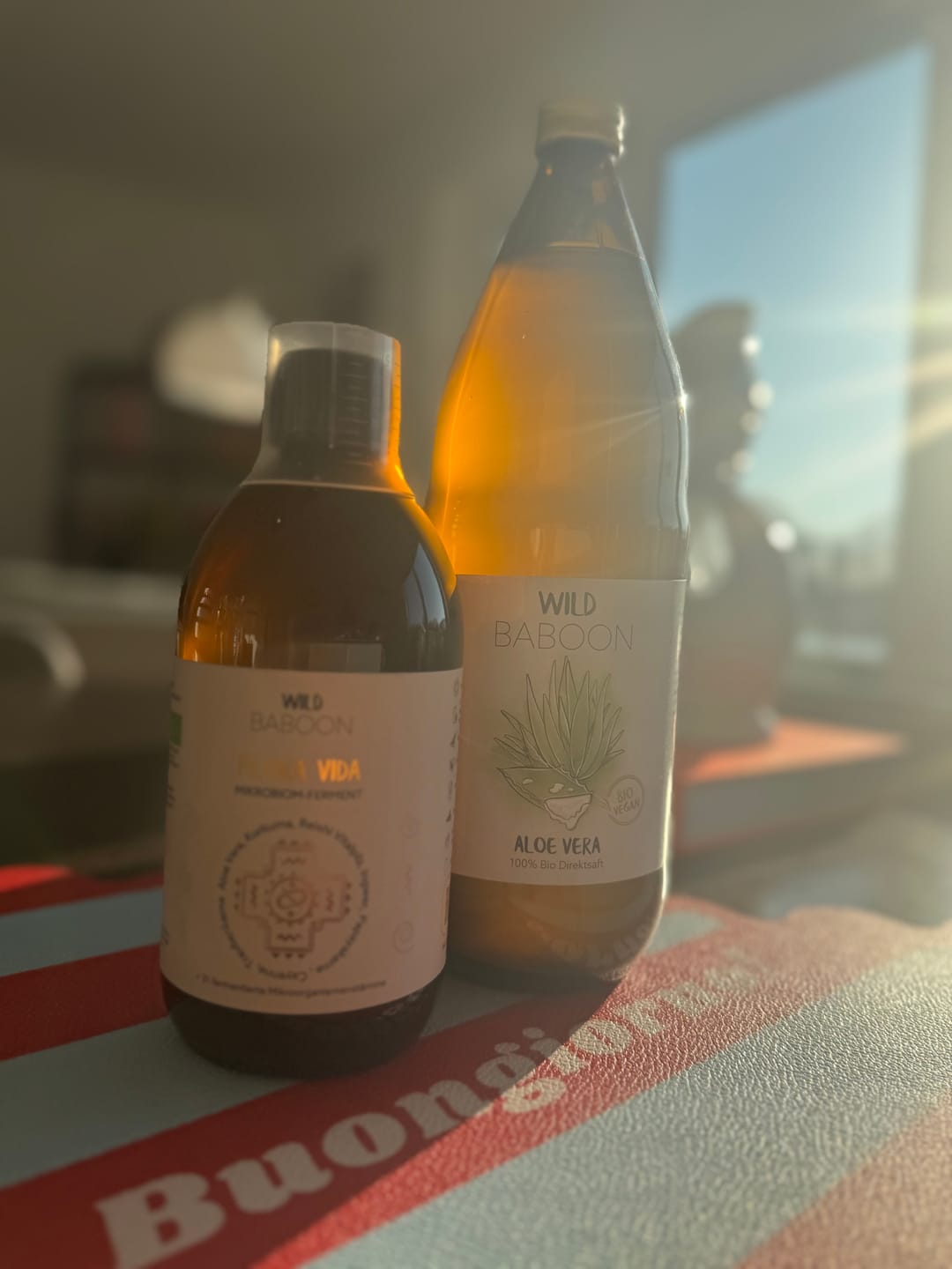 Customer photo review of Neu: FLORA VIDA - Ferment mit lebenden Mikroorganismen, Kurkuma, Ingwer und Aloe Vera, BIO