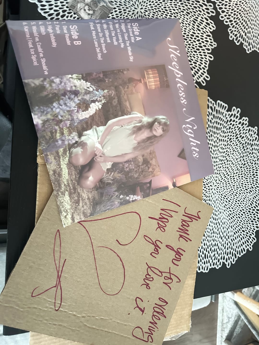 Customer photo review of Sleepless Nights