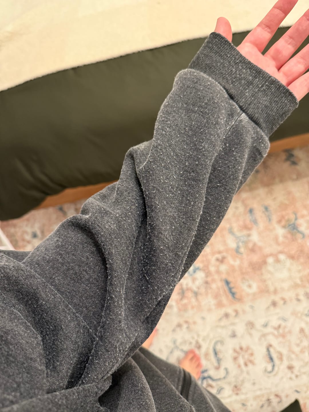 Customer photo review of Boyfriend Zip-Up