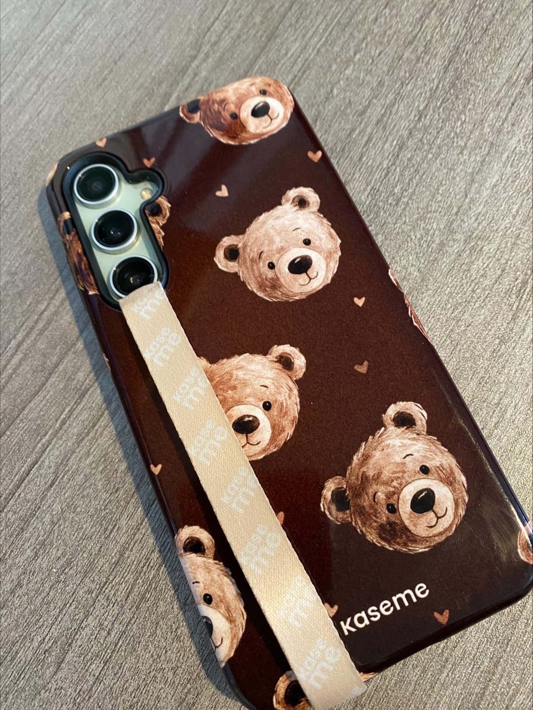 Customer photo review of Phone Loop Beige