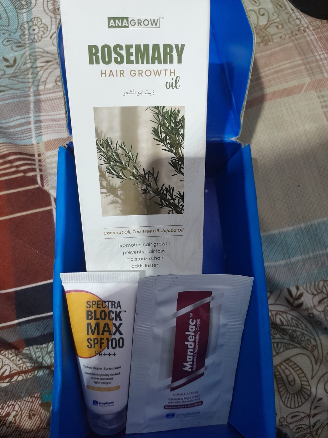 Customer photo review of Anagrow Rosemary Hair Oil
