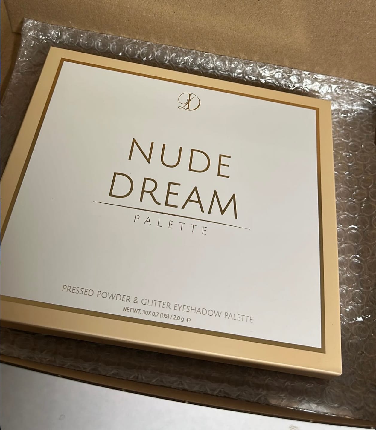 Customer photo review of Lidschatten Palette "NUDE DREAM"