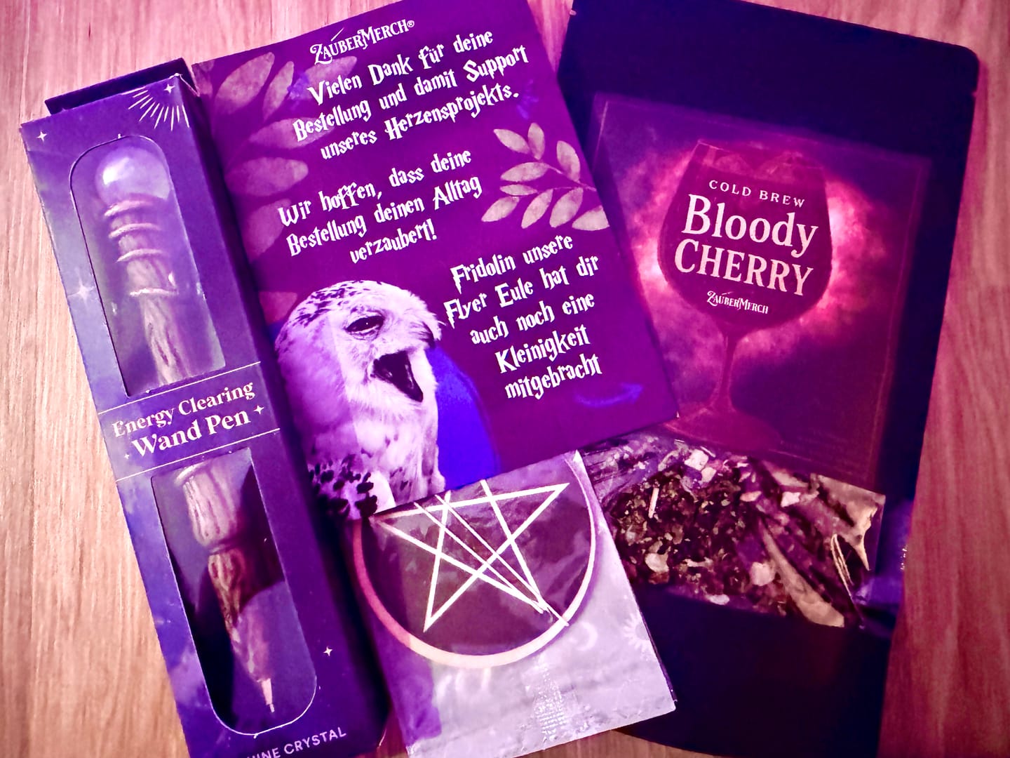 Customer photo review of Bloody Cherry – Cold Brew Teemischung 100g