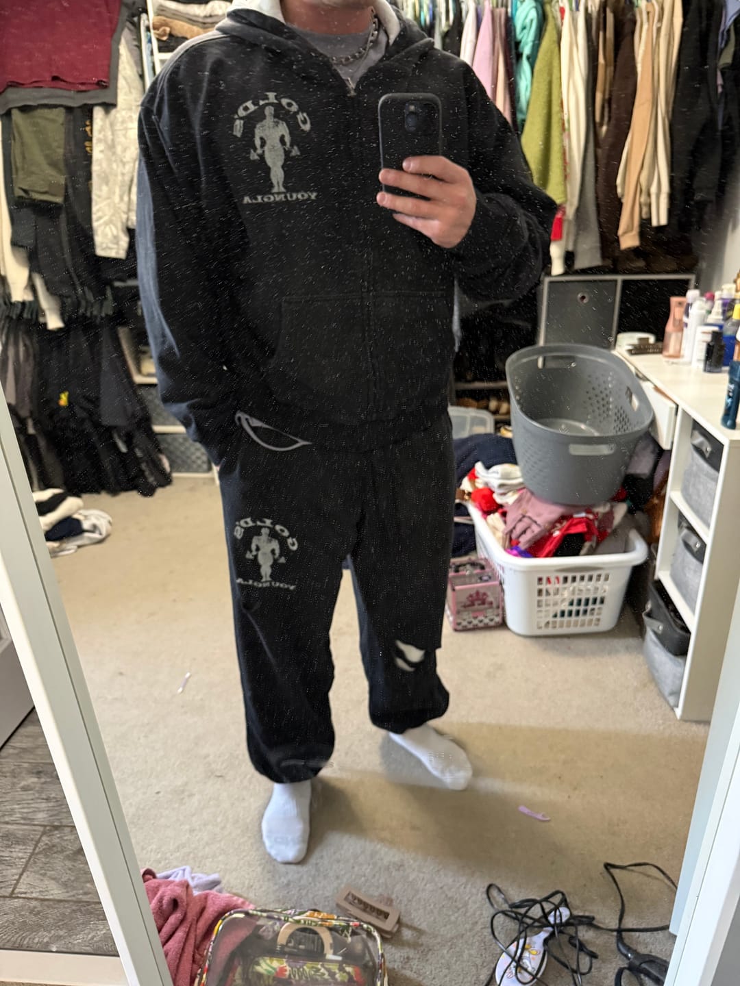 Customer photo review of 2054 - Gold's Iron Legacy Layered Joggers
