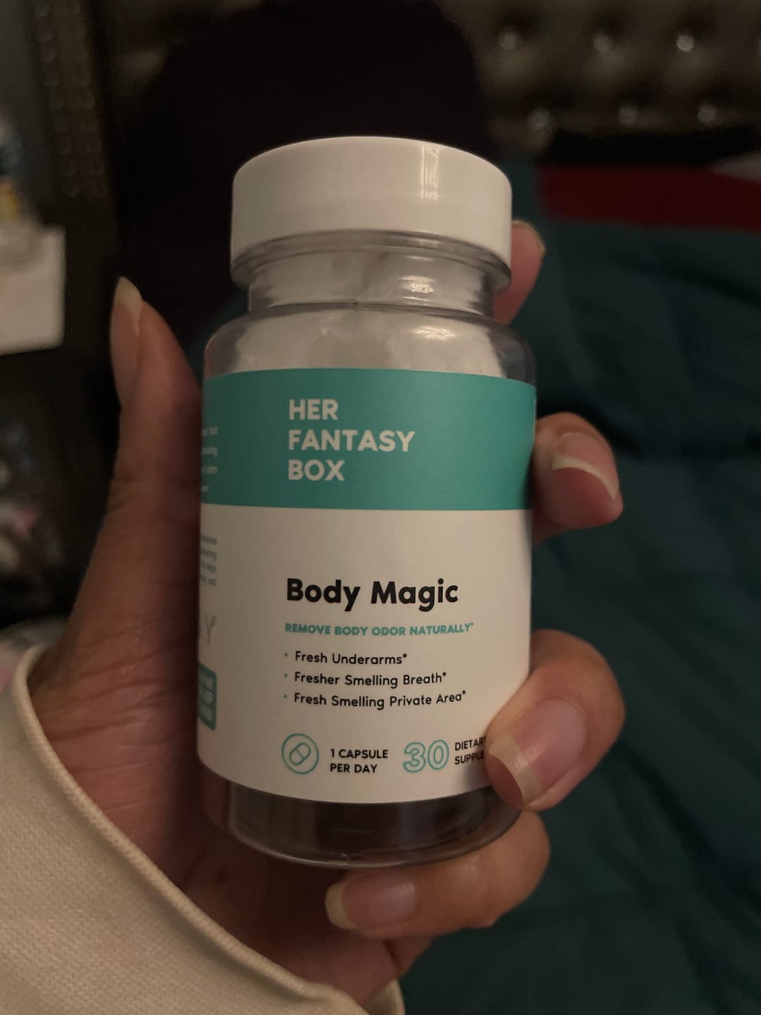 Customer photo review of Body Magic Chlorophyll Pill for Feminine Odor - 3 pk