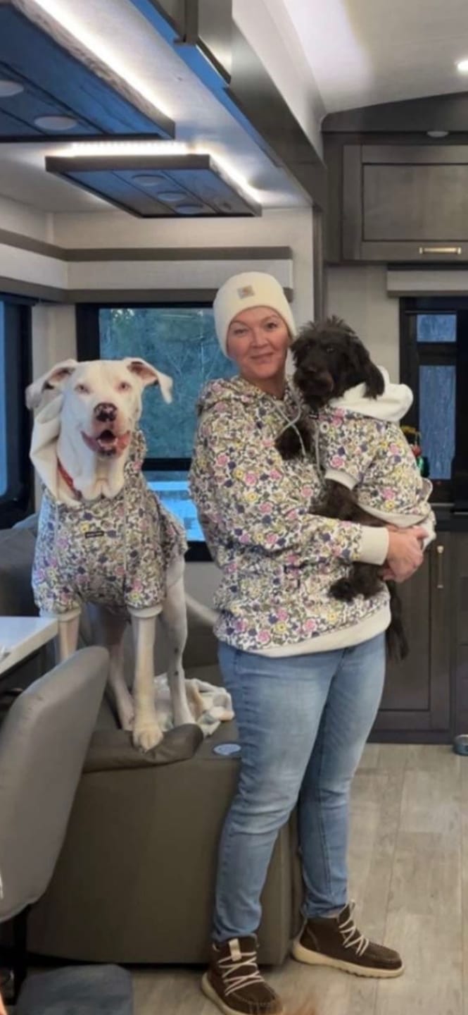 Customer photo review of Velvet Human Hoodies