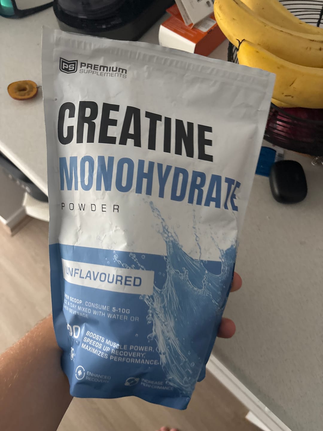 Customer photo review of Micronised Creatine Monohydrate