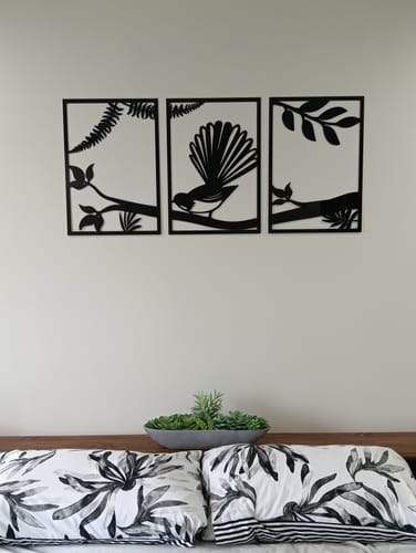 Customer photo review of Fantail Wall Art Set