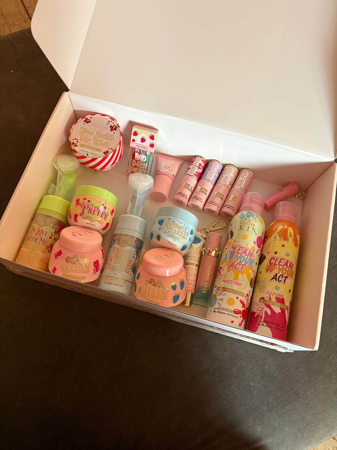 Customer photo review of P. Louise Clean Up Your Act Whipped Body Foam Trio