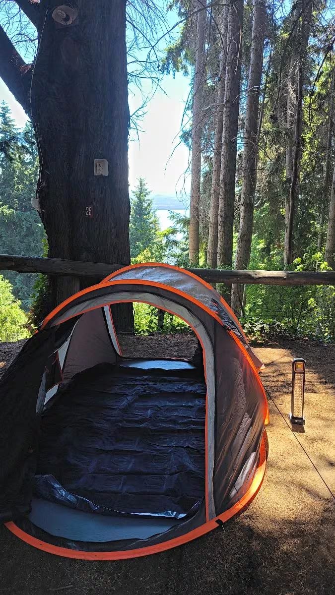 Customer photo review of Pop-Up Wurfzelt 5-8 Personen – Automatisches Campingzelt Wasserdicht