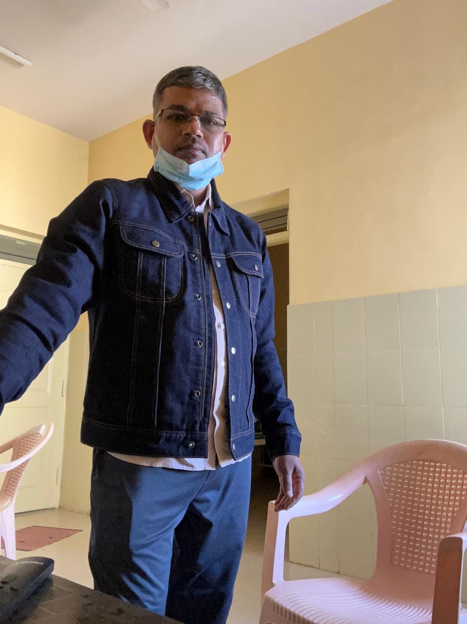 Customer photo review of zero: denim riding jacket