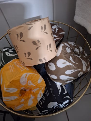 Customer photo review of 100% Bamboo Toilet Paper - 3ply -  40 meters