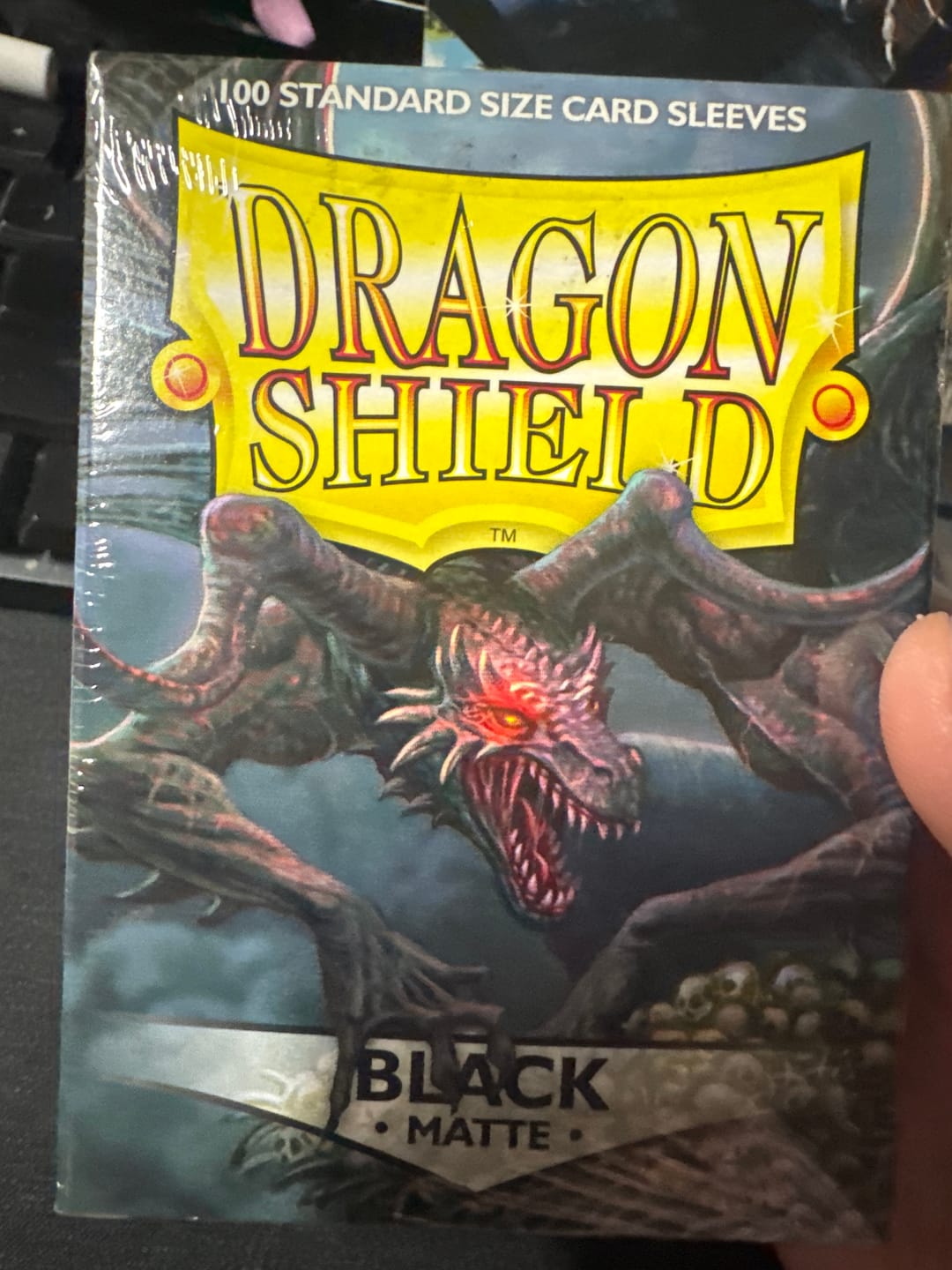 Customer photo review of Dragon Shield Display Case – Premium Card Storage & Protection