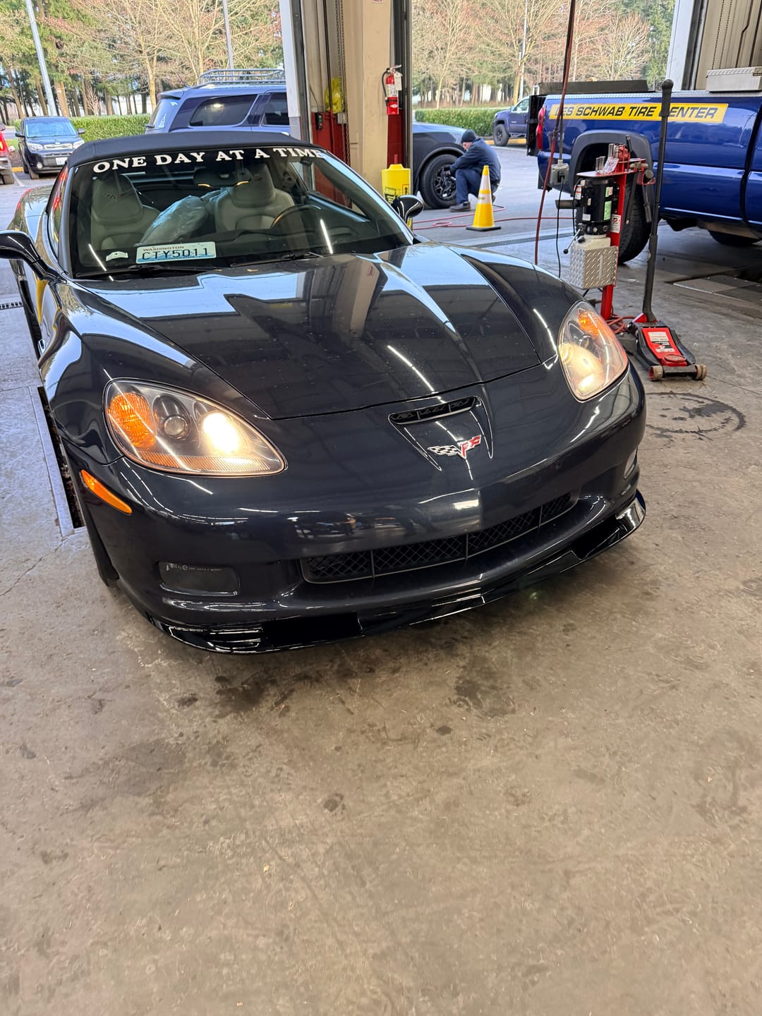 Customer photo review of Corvette C6 Grand Sport / Z06 Front Splitter Lip | ZR1 Conversion Package
