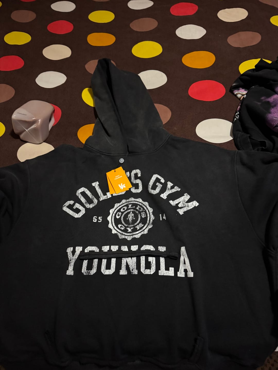 Customer photo review of 5167 - Gold's Iron Legacy Crest Hoodies